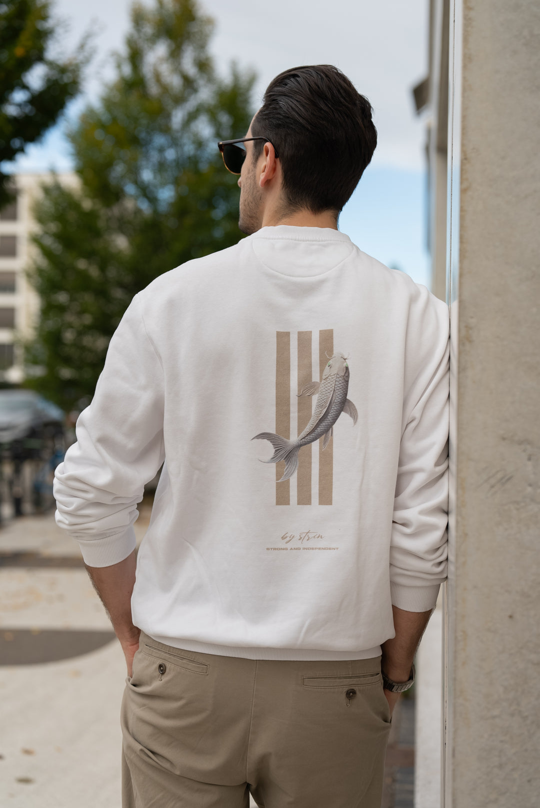 KOI - Taupe Streifen