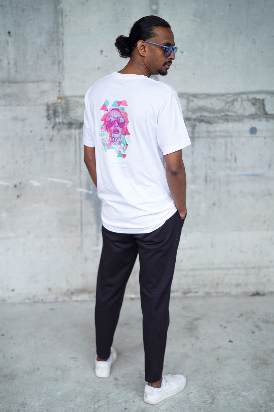 MIAMI VICE WOMEN - Life is a Game Play it OFFWHITE TEE