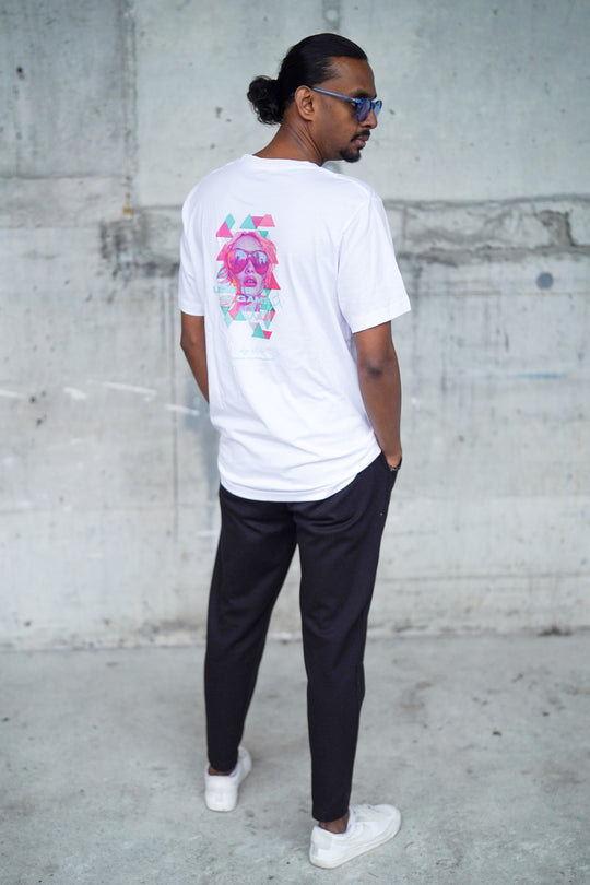 MIAMI VICE WOMEN - Life is a Game Play it OFFWHITE TEE