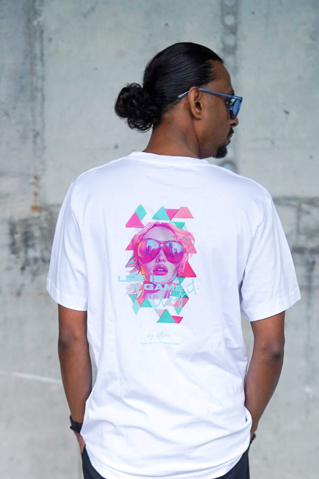 MIAMI VICE WOMEN - Life is a Game Play it OFFWHITE TEE