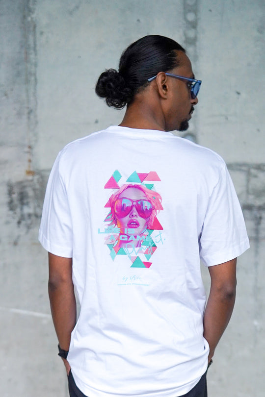 MIAMI VICE WOMEN - Life is a Game Play it OFFWHITE TEE