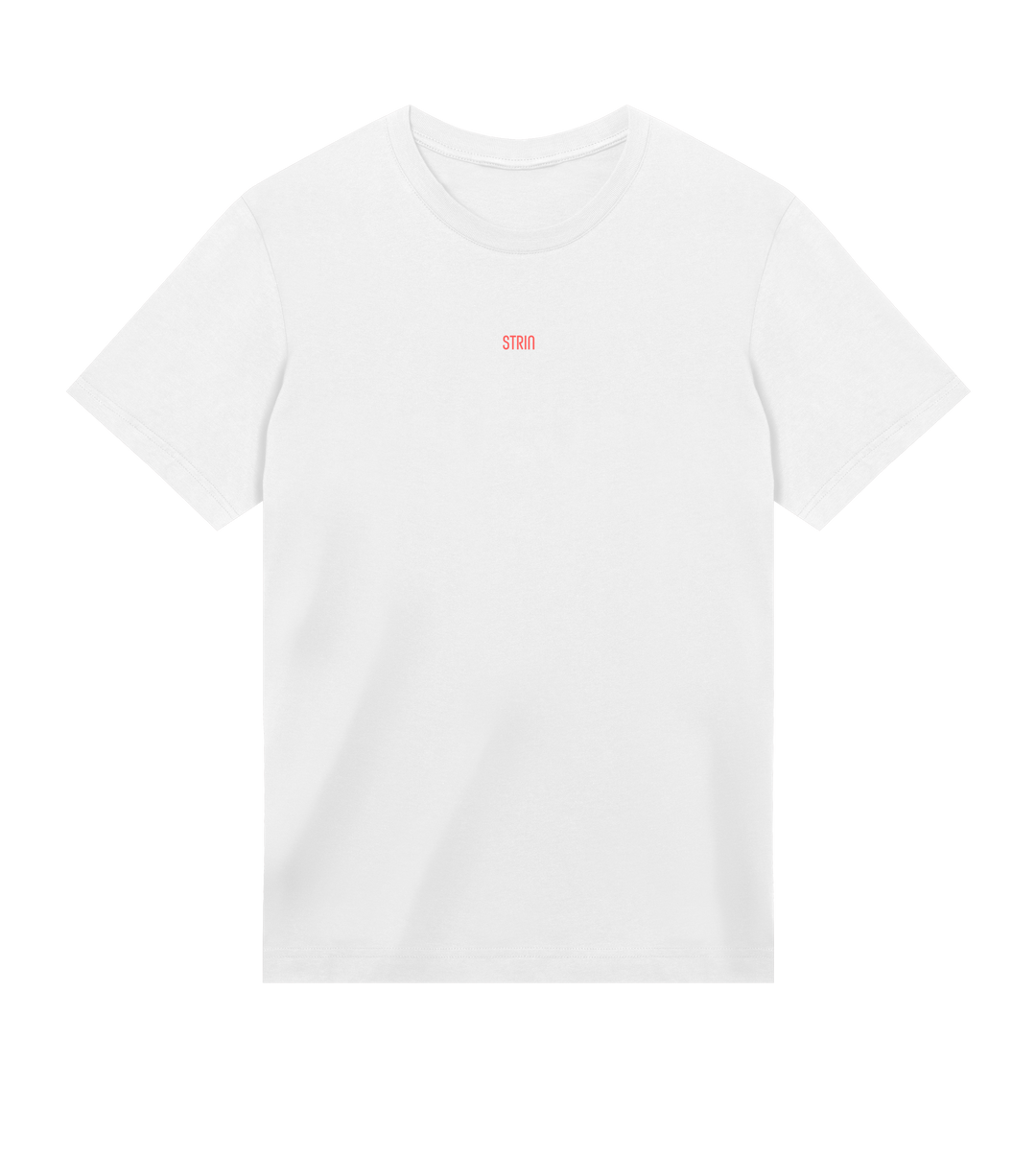 FLAMINGO - RECHTECKIGES ROTES T-SHIRT Off White